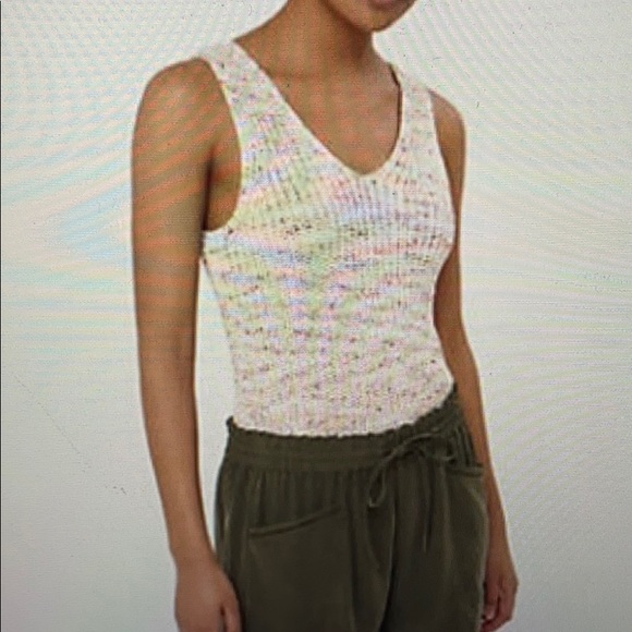 LOFT DOUBLE V SWEATER TANK - Picture 11 of 11